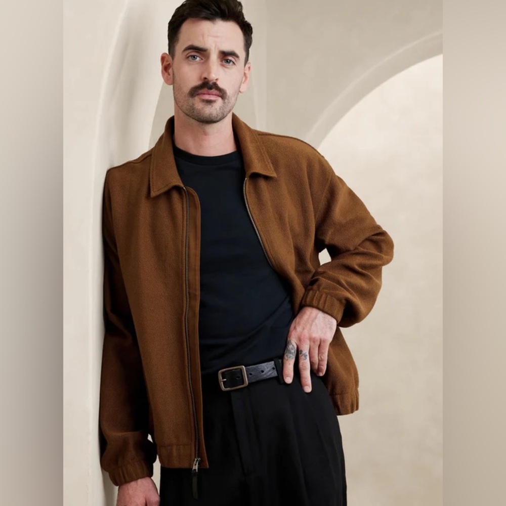 Banana Republic Men's Tana Terry Zip Jacket